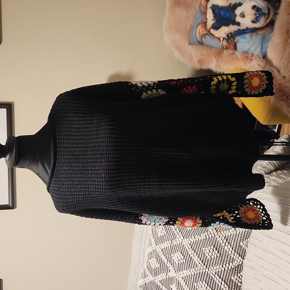 Very Soft Black Sweater. Keren Hart is the brand.